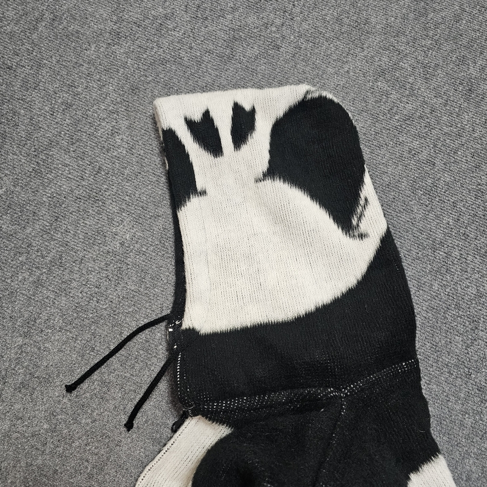 Tuntaquimba Artesanias Jack Skellington Mens Wool Zip Up Hoodie Jacket Ecuador - Picture 3 of 14
